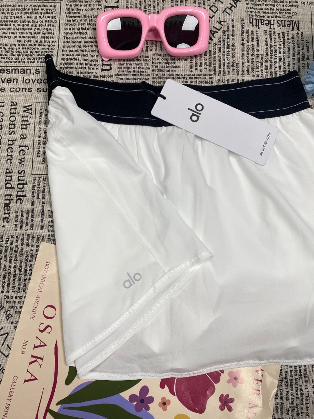 New With Tags🏸ALO Yoga White Match Point Tennis Skirt - Picture 8 of 10
